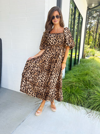Later Babe Leopard Dress
