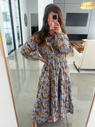 Hold It Together Toffee Dress