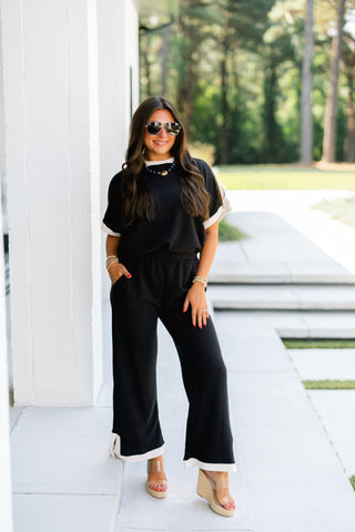 Mom on the Move Black Set - Instyle Boutique