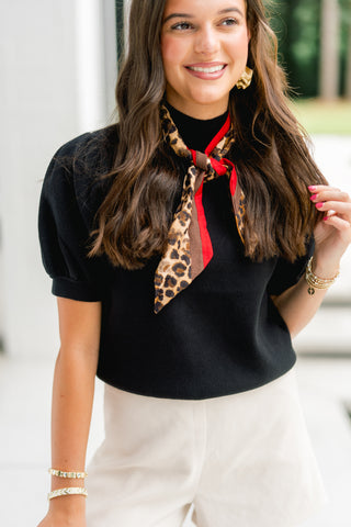 The Scarlet Scarf Top