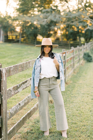 Aspen Cropped Denim Jacket