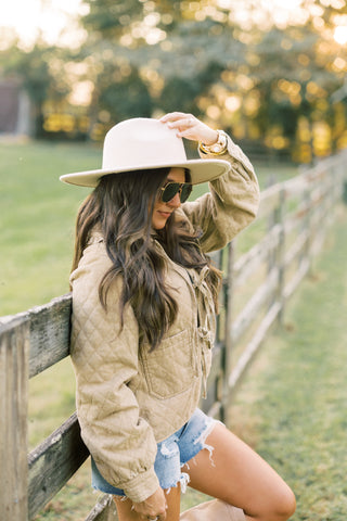 How Cute Quilted Tie Jacket