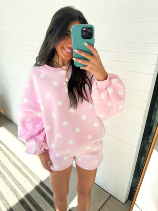 Pretty Pink Polka Dot Set - Instyle Boutique