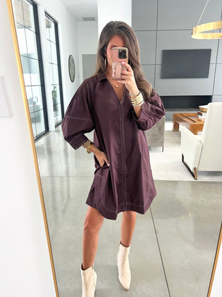 Cocoa Lane Zip Front Dress
