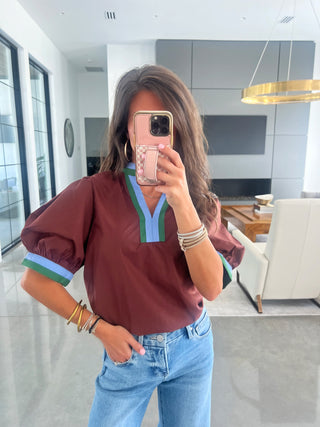 Day To Day Brown Top