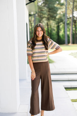 Sweeten the Stripe Short Sleeve Sweater - Instyle Boutique