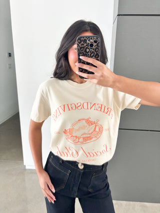 Friendsgiving Social Club Graphic Tee