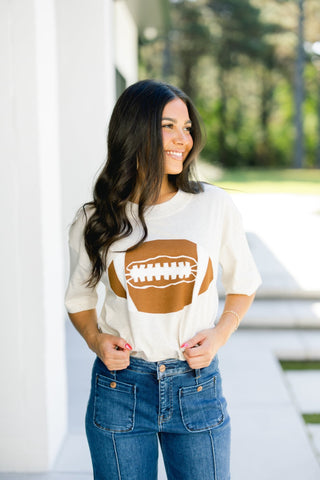 Football Fanatic Tee - Instyle Boutique