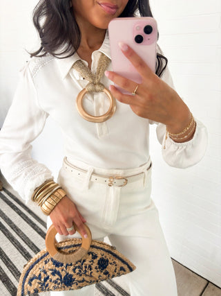 Gilded Knot Mesh Necklace - Instyle Boutique