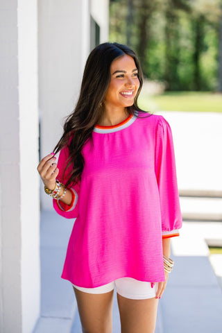 Gorgeous On You Pink Top - Instyle Boutique