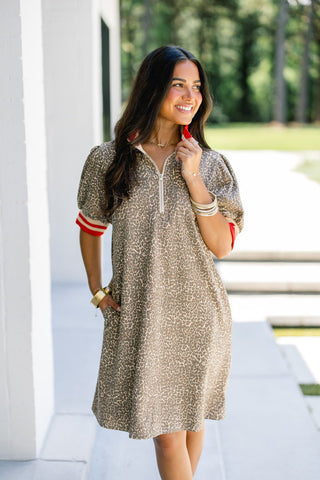 Fierce & Chic Animal Print Dress - Instyle Boutique