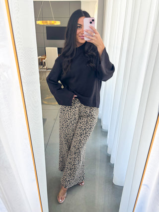 Girl Got Sass Wide Leg Pants-Stone