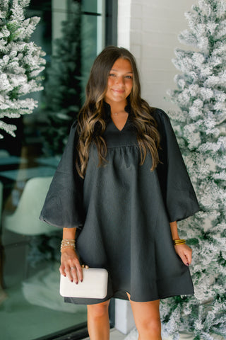 For The Drama Black Dress