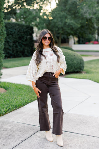 Sassy Shimmer Knit Sweater