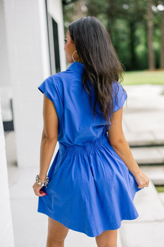 Cobalt Crush Mini Dress - Instyle Boutique