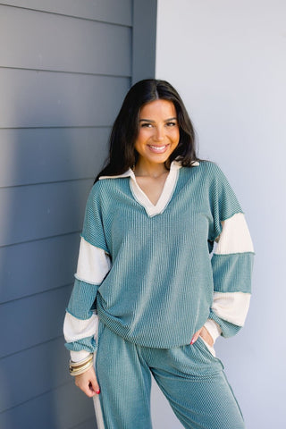 Very Comfy Vintage Olive Set - Instyle Boutique