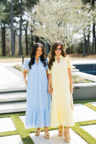 Whimsy Daydream Blue Dress - Instyle Boutique