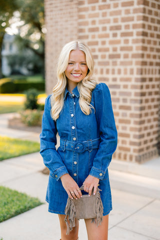 The Main Idea Denim Dress