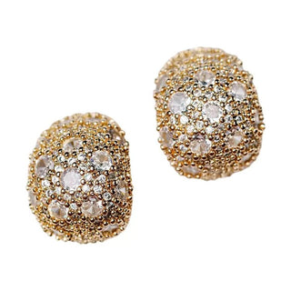 Crystal Gumdrop Statement Earrings - Instyle Boutique