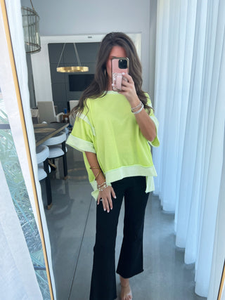 Let It Be Lime Top