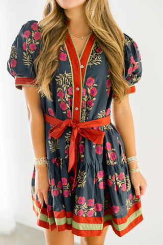 Elle Fall Floral Dress