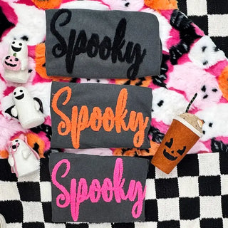 Spooky Fluffy Tee Orange
