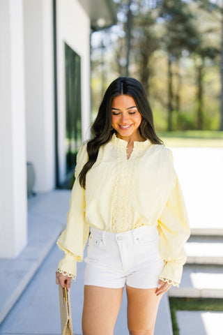 Spring Ahead Yellow Top - Instyle Boutique