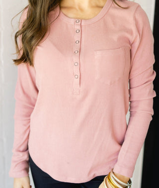 Barely Brushed Blush Knit Top - Instyle Boutique