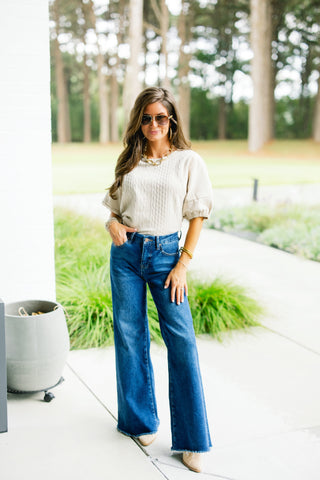What I Want Taupe Top