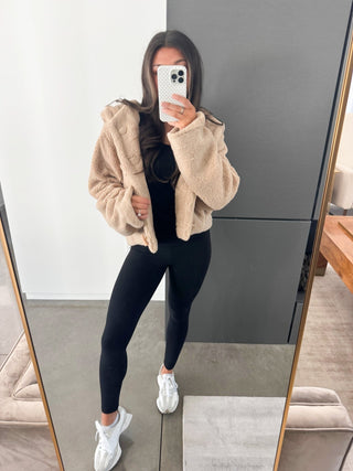 By The Fire Taupe Jacket - Instyle Boutique