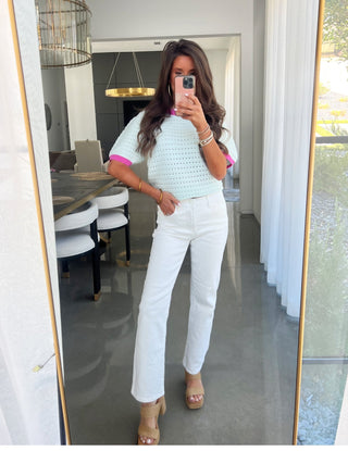 Limitless Love Mint Sweater Top - Instyle Boutique