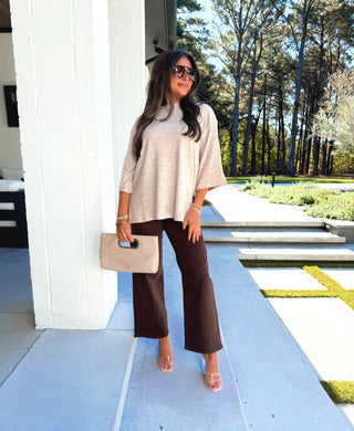 Cozy Cutie Oatmeal Sweater - Instyle Boutique
