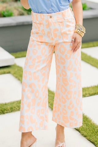 Wild Tangerine Leopard Pants - Instyle Boutique