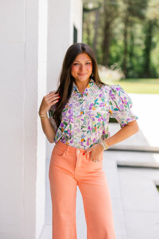 Lavender Lush Top - Instyle Boutique