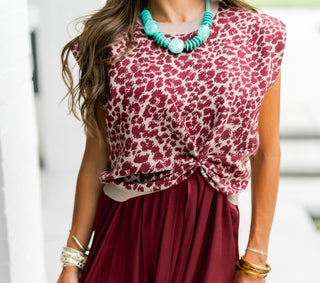 Berry Bliss Two-Piece Sweater Dress Set