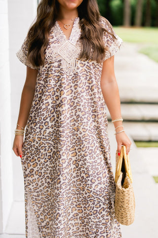 Little Leopard Midi Dress - Instyle Boutique