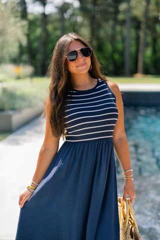 Sailor's Sweetheart Maxi Dress - Instyle Boutique