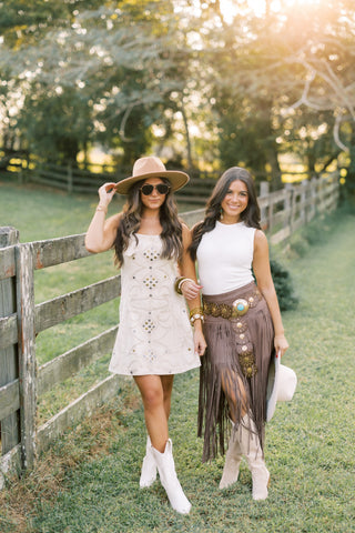 Studded & Sassy Western Dress
