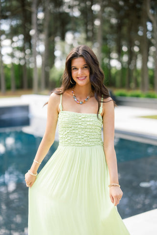 Resort Ready Lime Maxi Dress - Instyle Boutique