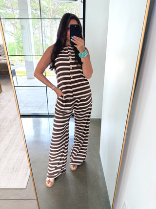 Café Stripe Co-Ord Set