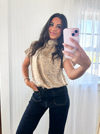 Take Me Away Taupe Top