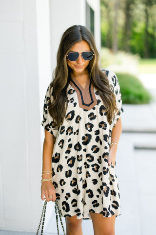 Wildly Chic Animal Print Dress