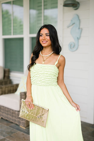 Resort Ready Lime Maxi Dress - Instyle Boutique