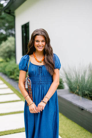 The Lone Star Denim Midi Dress - Instyle Boutique