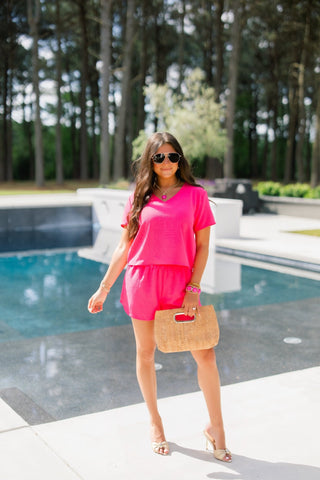 Island In The Sun Set - Fuchsia - Instyle Boutique