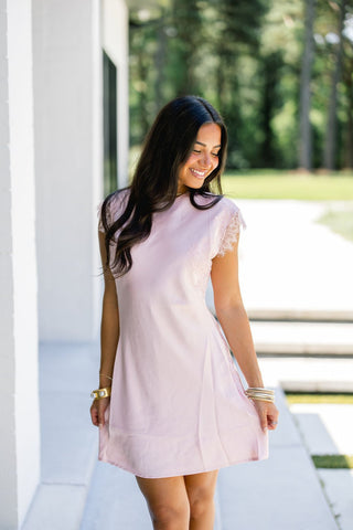 Champagne Kisses Satin Mini Dress - Instyle Boutique