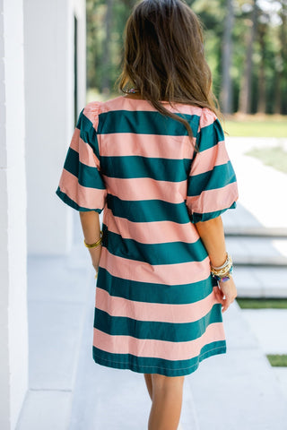 Park Avenue Striped Dress - Instyle Boutique