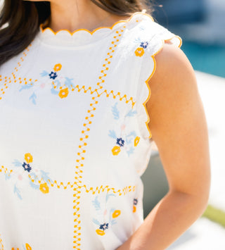 The Daisy Drift Dress - Off White - Instyle Boutique