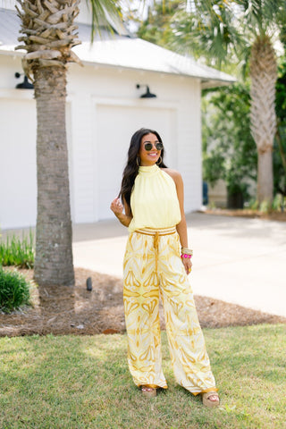 Walking On Sunshine Flowy Pants - Instyle Boutique
