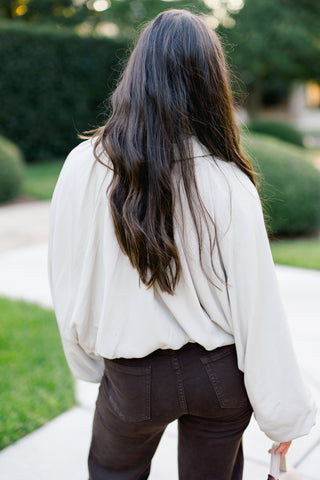Places To Be Bone Bubble Jacket
